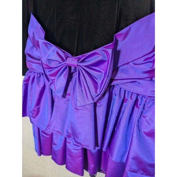 Rampage Black and Purple Prom Dress - Picture 2 of 10